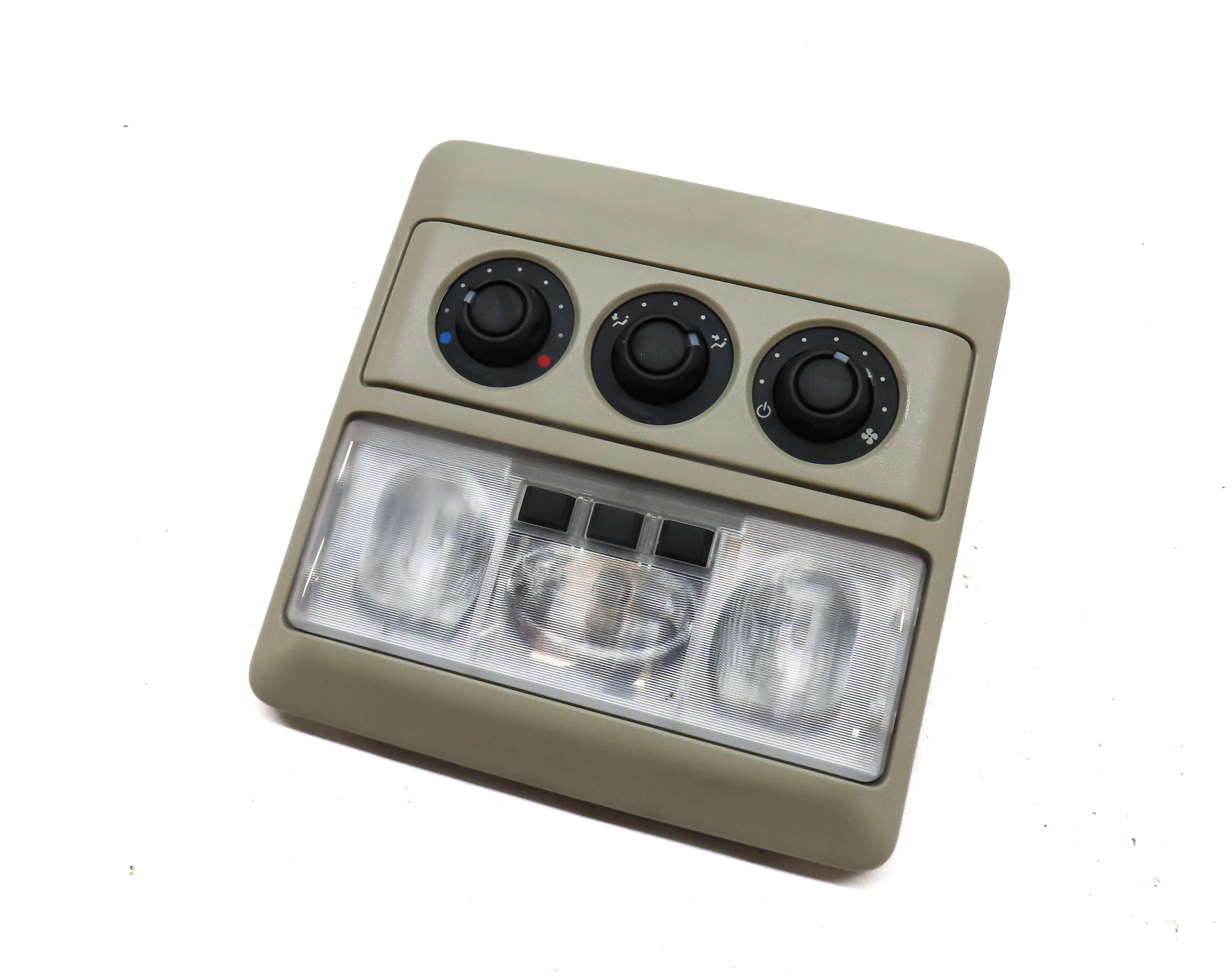 2010 LAND ROVER LR4 (L319) REAR DOME LIGHT w/ CLIMATE CONTROL PANEL (Beige) — exact item pictured